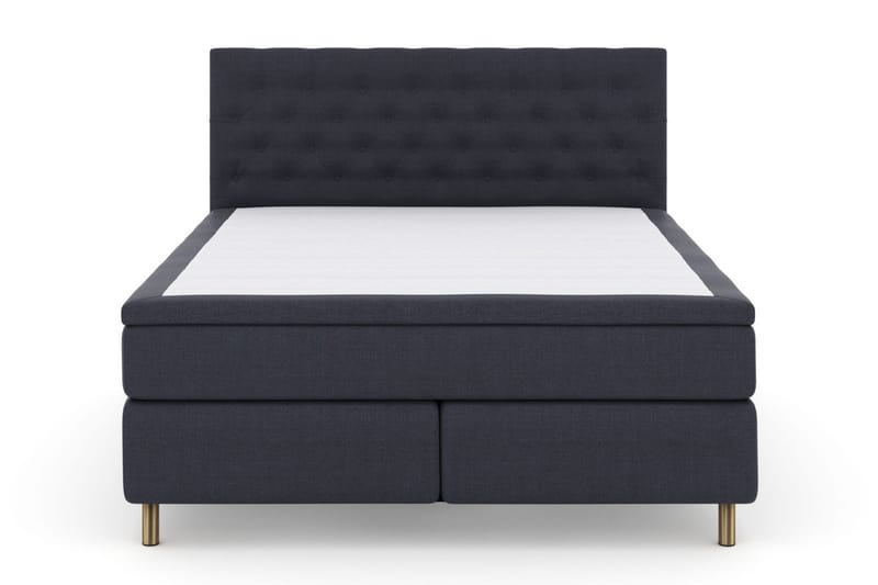 Select No 4 Kontinentalsäng 210x210 Medium, Blå/Koppar