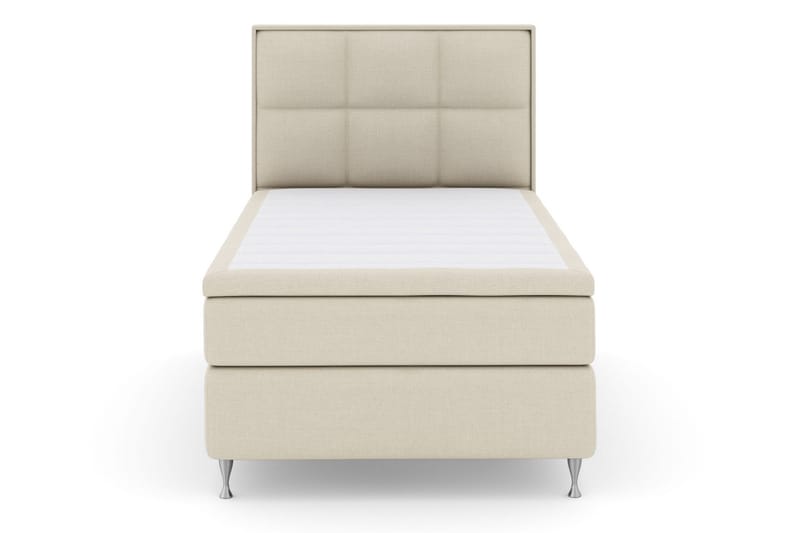 Select No 5 Komplett Sängpaket 120x200 Medium Latex - Beige/Silver - Products - Möbler - Säng - Enkelsäng