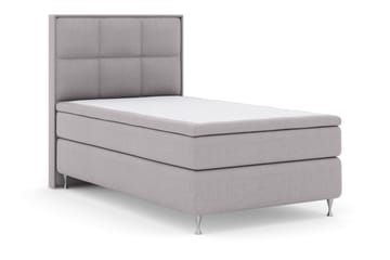 Select No 5 Komplett Sängpaket 120x200 Medium Latex - Ljusgrå/Silver - Products - Möbler - Säng - Enkelsäng