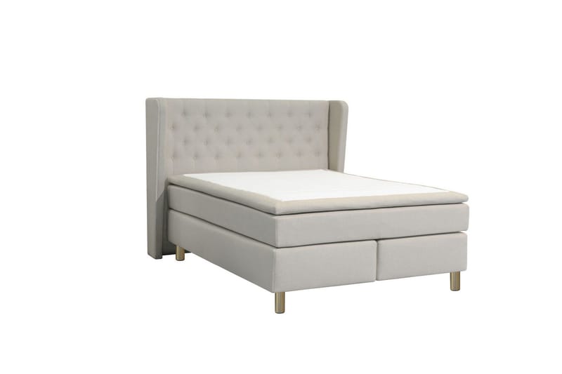 Select No 5 Komplett Sängpaket 140x200 Fast Watergel - Beige/Koppar - Products - Möbler - Säng - Kontinentalsäng