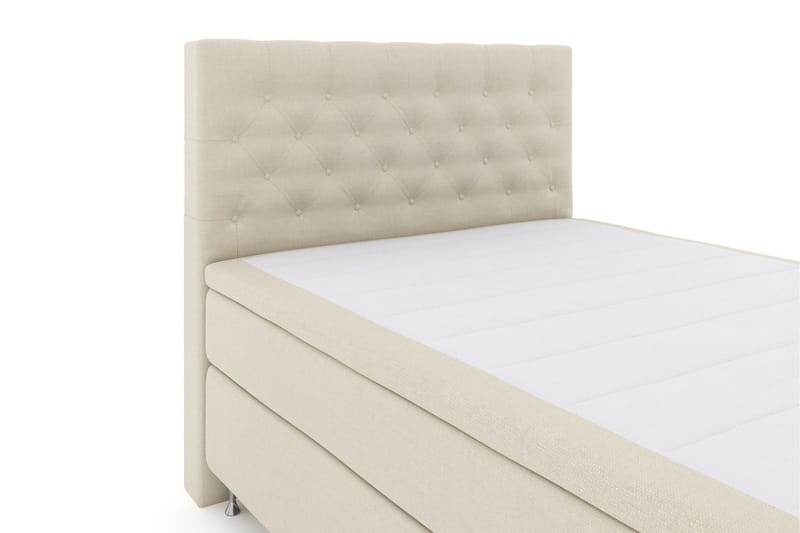 Select No 5 Komplett Sängpaket 140x200 Fast Watergel - Beige/Silver - Products - Möbler - Säng - Kontinentalsäng