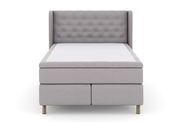 Select No 5 Komplett Sängpaket 140x200 Fast Watergel - Ljusgrå/Koppar - Products - Möbler - Säng - Kontinentalsäng