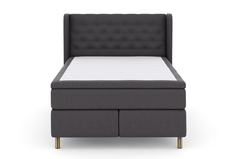 Select No 5 Komplett Sängpaket 140x200 Fast Watergel - Mörkgrå/Koppar - Products - Möbler - Säng - Kontinentalsäng