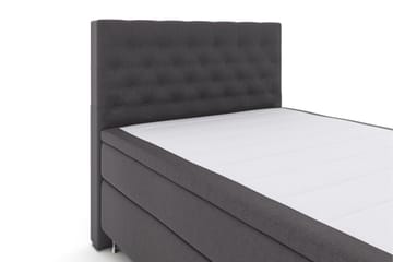 Select No 5 Komplett Sängpaket 140x200 Fast Watergel - Mörkgrå/Silver - Products - Möbler - Säng - Kontinentalsäng