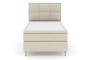 Select No 5 Komplett Sängpaket 140x200 Fast/Medium Latex - Beige/Silver - Products - Möbler - Säng - Kontinentalsäng