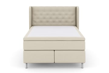 Select No 5 Komplett Sängpaket 140x200 Fast/Medium Watergel, Beige/Metall