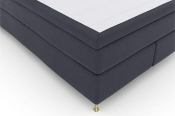 Select No 5 Komplett Sängpaket 140x200 Fast/Medium Watergel - Blå/Guld - Products - Möbler - Säng - Kontinentalsäng