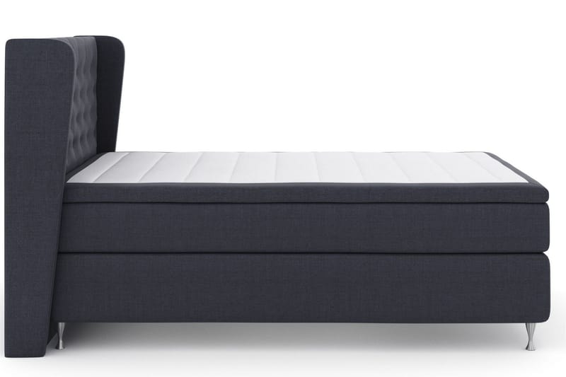 Select No 5 Komplett Sängpaket 160x200 Fast Watergel - Blå/Silver - Products - Möbler - Säng - Kontinentalsäng