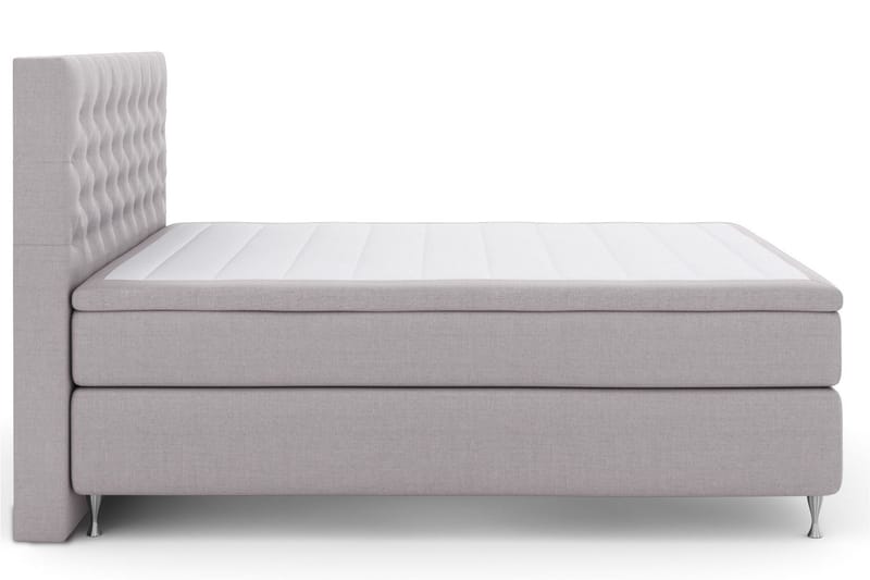 Select No 5 Komplett Sängpaket 160x200 Fast Watergel - Ljusgrå/Silver - Products - Möbler - Säng - Kontinentalsäng