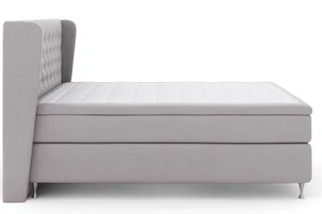 Select No 5 Komplett Sängpaket 160x200 Fast Watergel - Ljusgrå/Silver - Products - Möbler - Säng - Kontinentalsäng