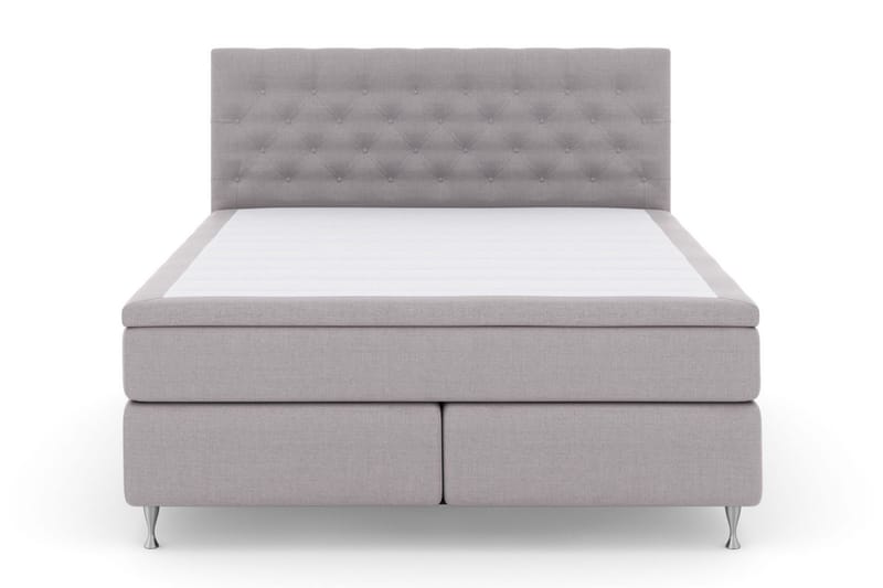 Select No 5 Komplett Sängpaket 160x200 Fast Watergel - Ljusgrå/Silver - Products - Möbler - Säng - Kontinentalsäng