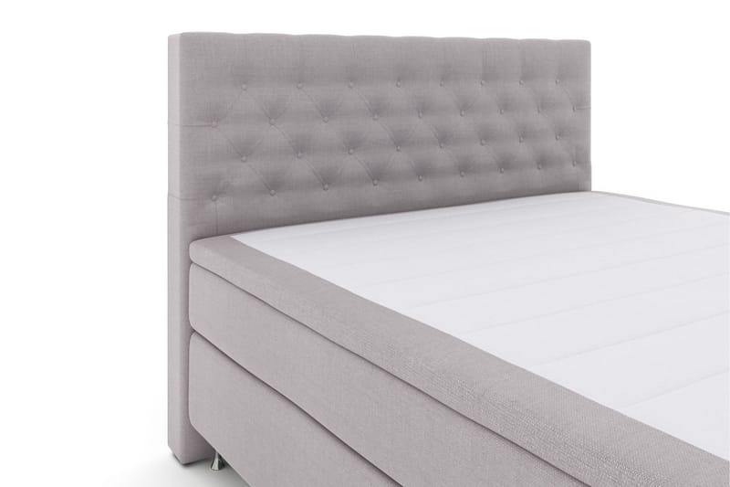 Select No 5 Komplett Sängpaket 160x200 Fast Watergel - Ljusgrå/Silver - Products - Möbler - Säng - Kontinentalsäng