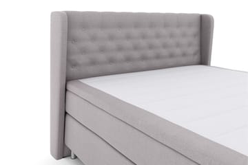 Select No 5 Komplett Sängpaket 160x200 Fast/Medium Latex - Ljusgrå/Metall - Products - Möbler - Säng - Kontinentalsäng