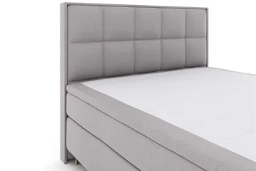Select No 5 Komplett Sängpaket 160x200 Fast/Medium Watergel - Ljusgrå/Guld - Products - Möbler - Säng - Kontinentalsäng