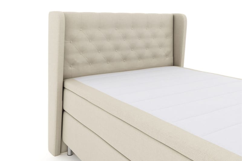 Select No 5 Komplett Sängpaket 160x200 Medium Latex - Beige/Metall - Products - Möbler - Säng - Kontinentalsäng