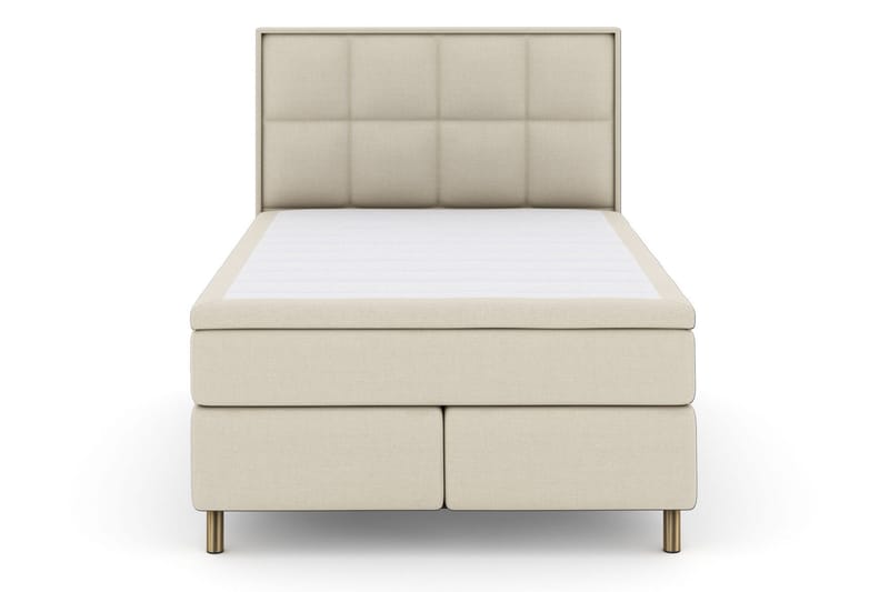 Select No 5 Komplett Sängpaket 160x200 Medium Watergel - Beige/Koppar - Products - Möbler - Säng - Kontinentalsäng