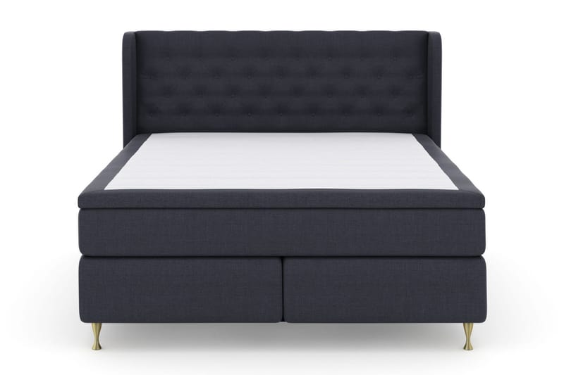 Select No 5 Komplett Sängpaket 180x200 Fast/Medium Watergel, Blå/Guld