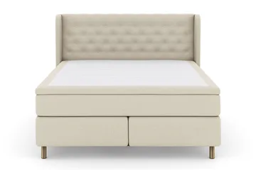 Select No 5 Komplett Sängpaket 210x210 Fast Latex - Beige/Koppar - Products - Möbler - Säng - Kontinentalsäng