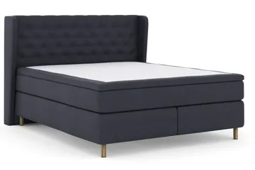 Select No 5 Komplett Sängpaket 210x210 Fast Latex - Blå/Koppar - Products - Möbler - Säng - Kontinentalsäng
