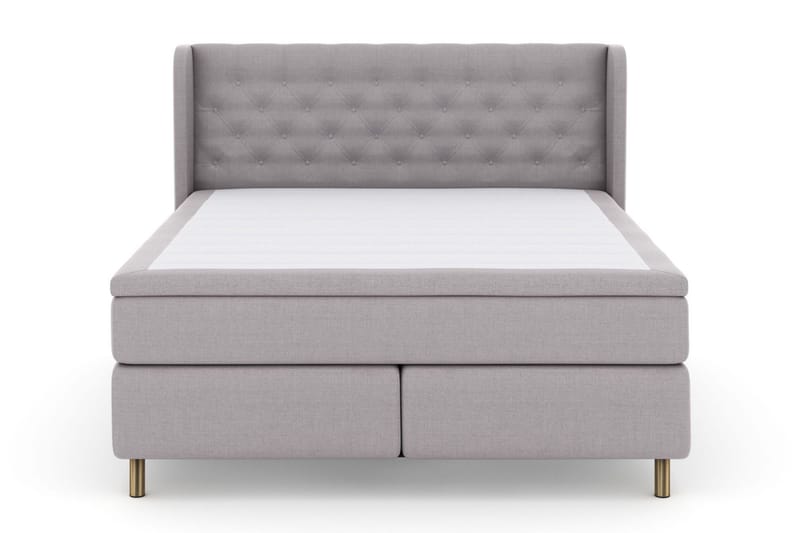 Select No 5 Komplett Sängpaket 210x210 Fast Latex - Ljusgrå/Koppar - Products - Möbler - Säng - Kontinentalsäng