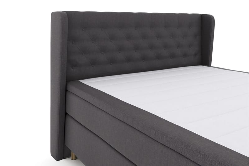 Select No 5 Komplett Sängpaket 210x210 Fast Latex - Mörkgrå/Koppar - Products - Möbler - Säng - Kontinentalsäng