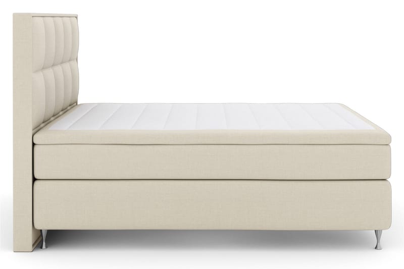 Select No 5 Komplett Sängpaket 210x210 Fast/Medium Latex, Beige/Silver