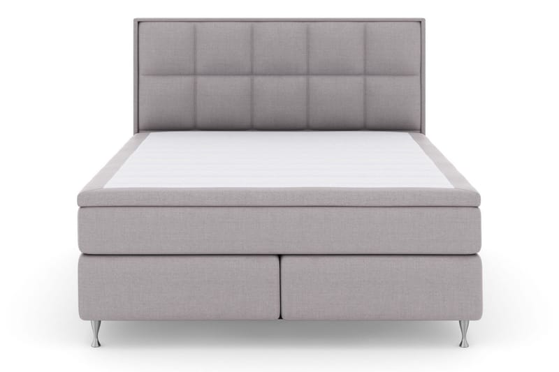 Select No 5 Komplett Sängpaket 210x210 Fast/Medium Latex - Ljusgrå/Silver - Products - Möbler - Säng - Kontinentalsäng