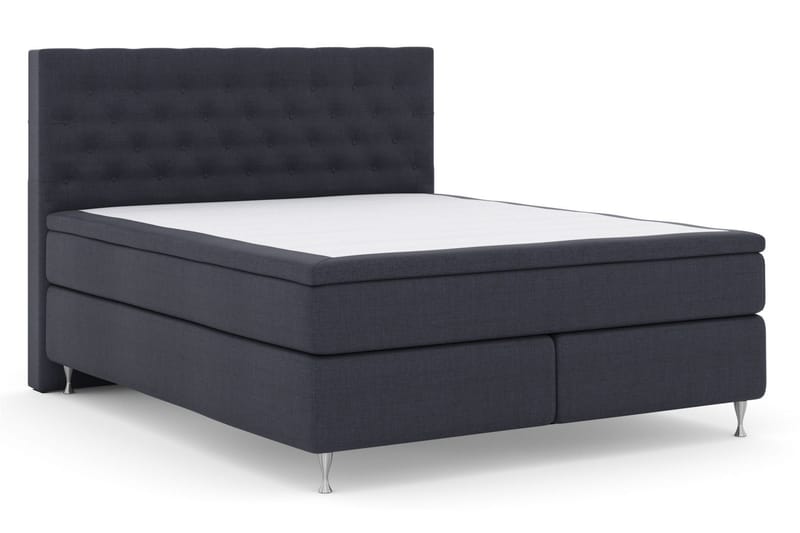 Select No 5 Komplett Sängpaket 210x210 Medium Latex - Blå/Silver - Products - Möbler - Säng - Kontinentalsäng