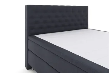 Select No 5 Komplett Sängpaket 210x210 Medium Latex - Blå/Silver - Products - Möbler - Säng - Kontinentalsäng