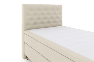 Select No 5 Kontinentalsäng 120x200 Fast Latex - Beige/Metall V-Form - Products - Möbler - Säng - Enkelsäng