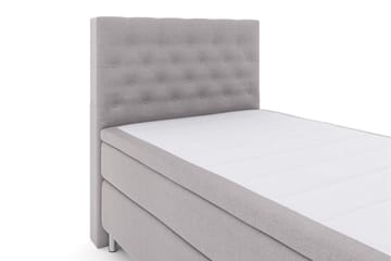 Select No 5 Kontinentalsäng 120x200 Fast Latex - Ljusgrå/Metall - Products - Möbler - Säng - Enkelsäng
