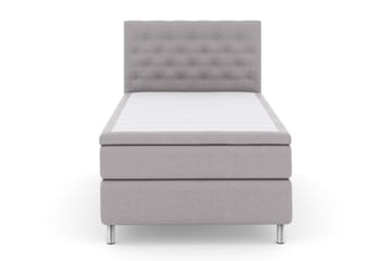 Select No 5 Kontinentalsäng 120x200 Fast Latex - Ljusgrå/Metall - Products - Möbler - Säng - Enkelsäng