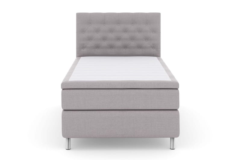 Select No 5 Kontinentalsäng 120x200 Fast Latex - Ljusgrå/Metall - Products - Möbler - Säng - Enkelsäng