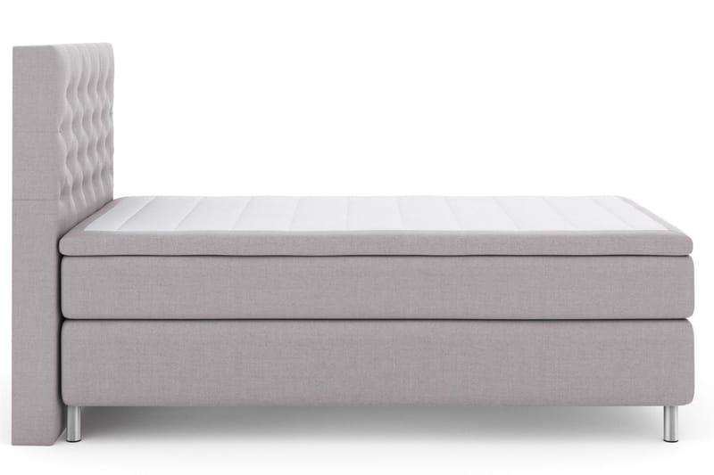 Select No 5 Kontinentalsäng 120x200 Fast Latex - Ljusgrå/Metall - Products - Möbler - Säng - Enkelsäng