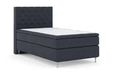 Select No 5 Kontinentalsäng 120x200 Fast Watergel - Blå/Silver - Products - Möbler - Säng - Enkelsäng