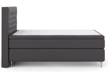 Select No 5 Kontinentalsäng 120x200 Fast Watergel - Mörkgrå/Silver - Products - Möbler - Säng - Enkelsäng