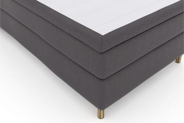Select No 5 Kontinentalsäng 120x200 Medium Watergel - Mörkgrå/Koppar - Products - Möbler - Säng - Enkelsäng