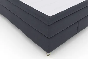 Select No 5 Kontinentalsäng 140x200 Fast/Medium Watergel - Blå/Metall V-Form - Products - Möbler - Säng - Kontinentalsäng