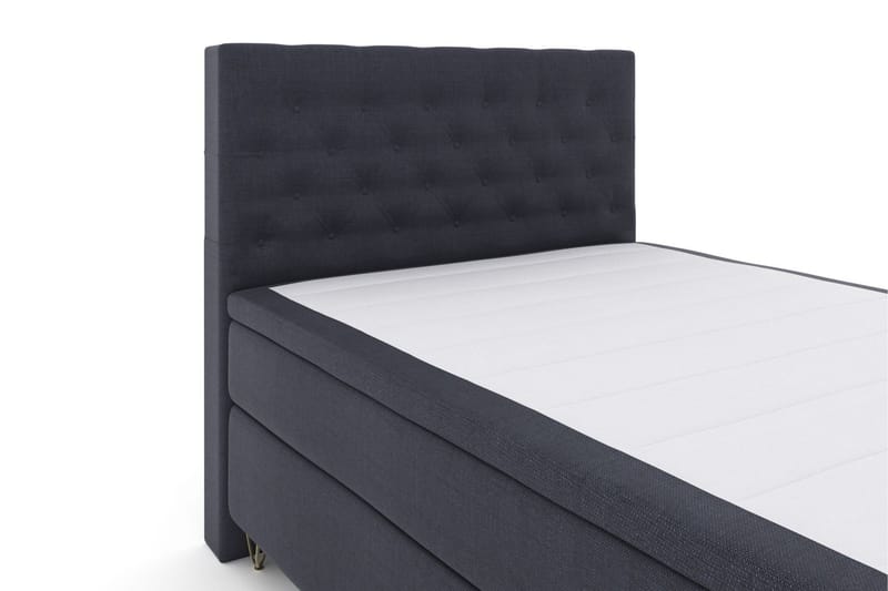 Select No 5 Kontinentalsäng 140x200 Fast/Medium Watergel - Blå/Metall V-Form - Products - Möbler - Säng - Kontinentalsäng