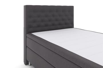 Select No 5 Kontinentalsäng 140x200 Medium Watergel - Mörkgrå/Metall - Products - Möbler - Säng - Kontinentalsäng