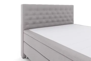 Select No 5 Kontinentalsäng 160x200 Fast Latex - Ljusgrå/Metall - Products - Möbler - Säng - Kontinentalsäng