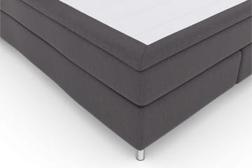Select No 5 Kontinentalsäng 160x200 Fast Latex - Mörkgrå/Metall - Products - Möbler - Säng - Kontinentalsäng