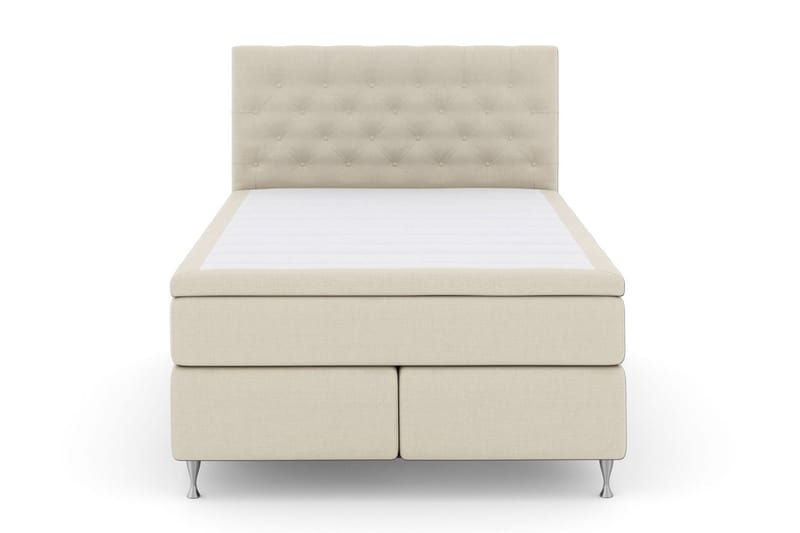Select No 5 Kontinentalsäng 160x200 Fast Watergel - Beige/Silver - Products - Möbler - Säng - Kontinentalsäng