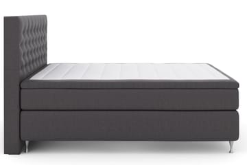 Select No 5 Kontinentalsäng 160x200 Fast Watergel - Mörkgrå/Silver - Products - Möbler - Säng - Kontinentalsäng
