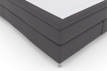 Select No 5 Kontinentalsäng 160x200 Fast Watergel - Mörkgrå/Silver - Products - Möbler - Säng - Kontinentalsäng