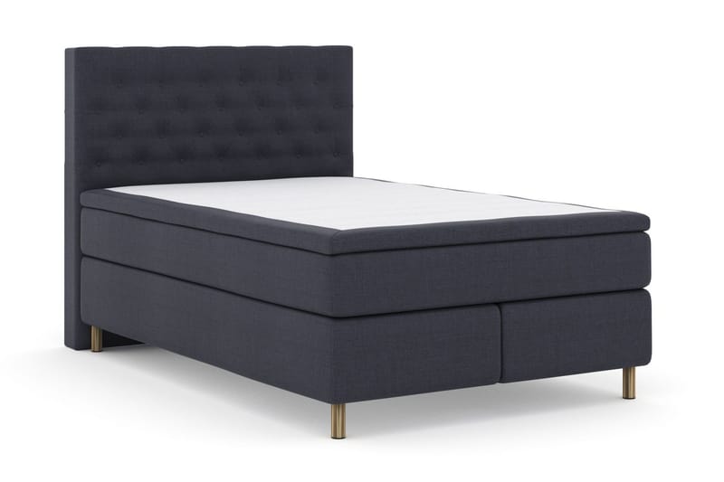 Select No 5 Kontinentalsäng 160x200 Medium Latex - Blå/Metall - Products - Möbler - Säng - Kontinentalsäng