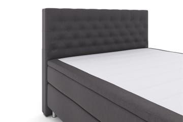 Select No 5 Kontinentalsäng 160x200 Medium Latex - Mörkgrå/Metall - Products - Möbler - Säng - Kontinentalsäng