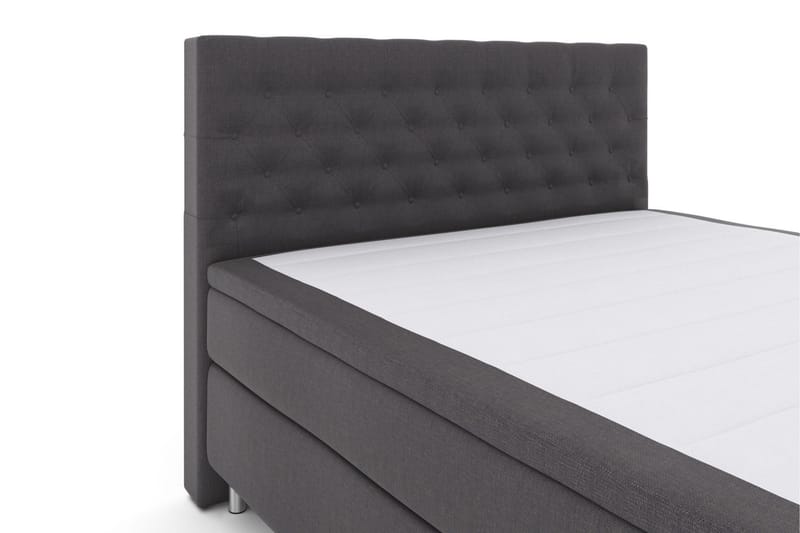 Select No 5 Kontinentalsäng 160x200 Medium Latex - Mörkgrå/Metall - Products - Möbler - Säng - Kontinentalsäng