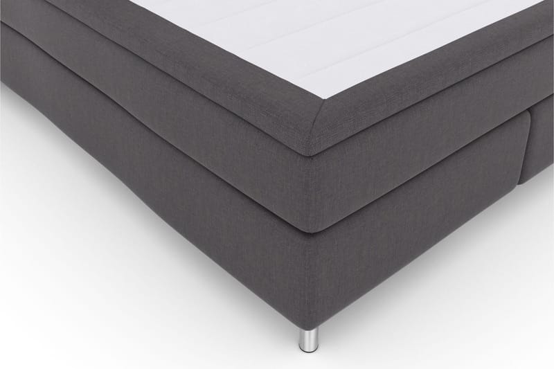Select No 5 Kontinentalsäng 160x200 Medium Latex - Mörkgrå/Metall - Products - Möbler - Säng - Kontinentalsäng