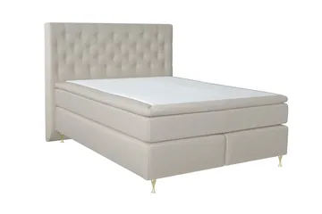 Select No 5 Kontinentalsäng 180x200 Fast/Medium Watergel - Beige/Guld - Products - Möbler - Säng - Kontinentalsäng